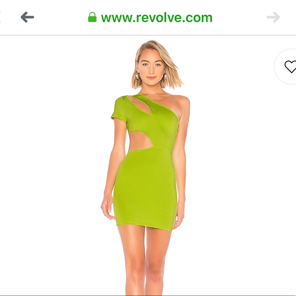 By the way revolve green cocktail dress